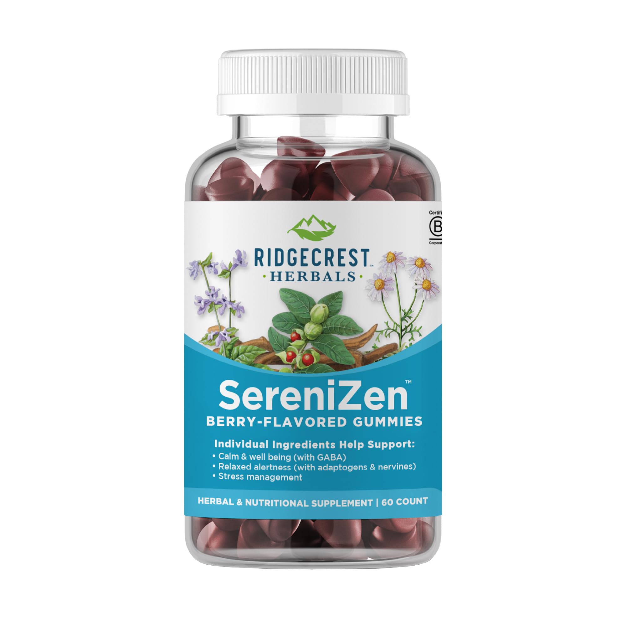 Hero image: SereniZen Gummies with Ashwagandha, GABA and L-Theanine