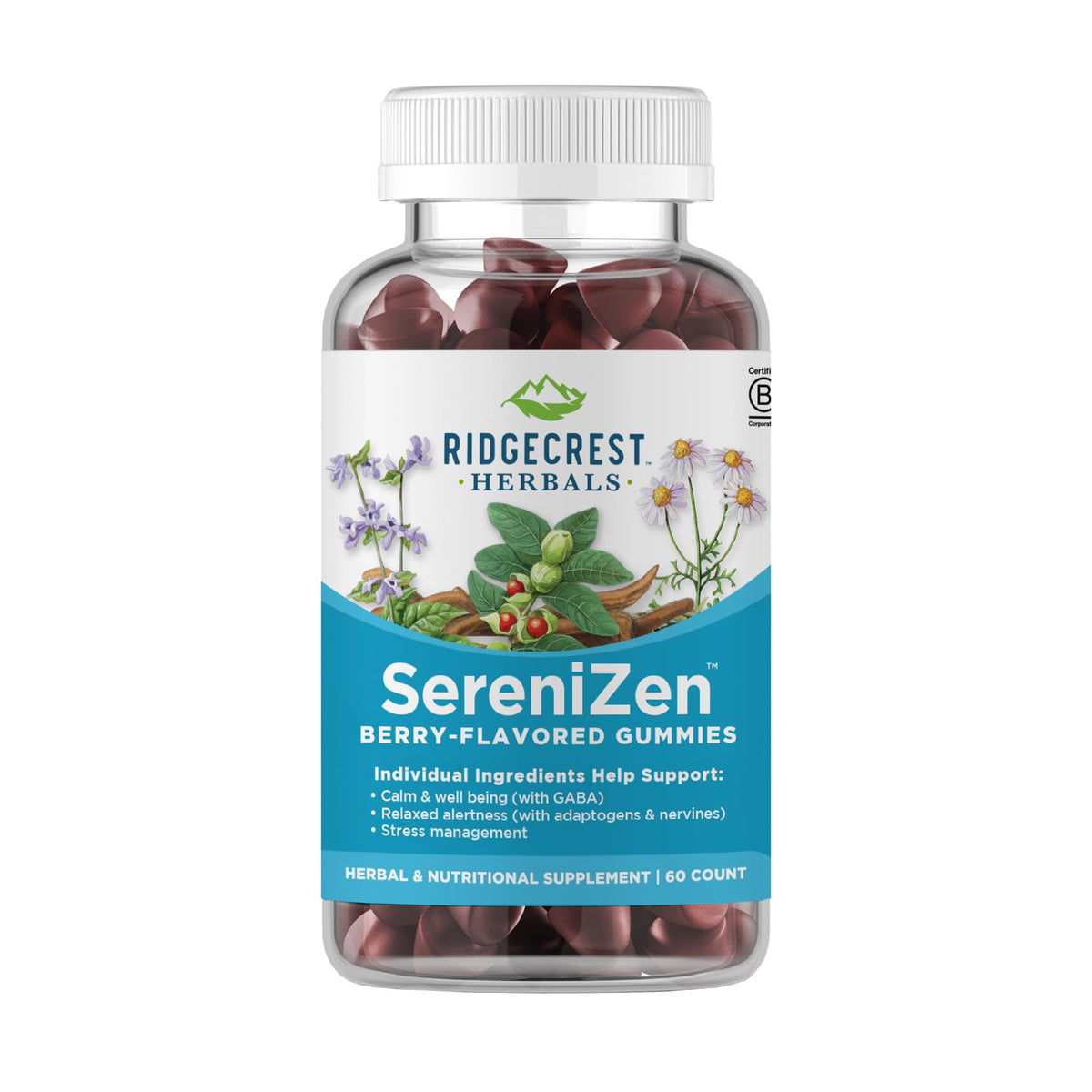 Hero image: SereniZen Gummies with Ashwagandha, GABA and L-Theanine