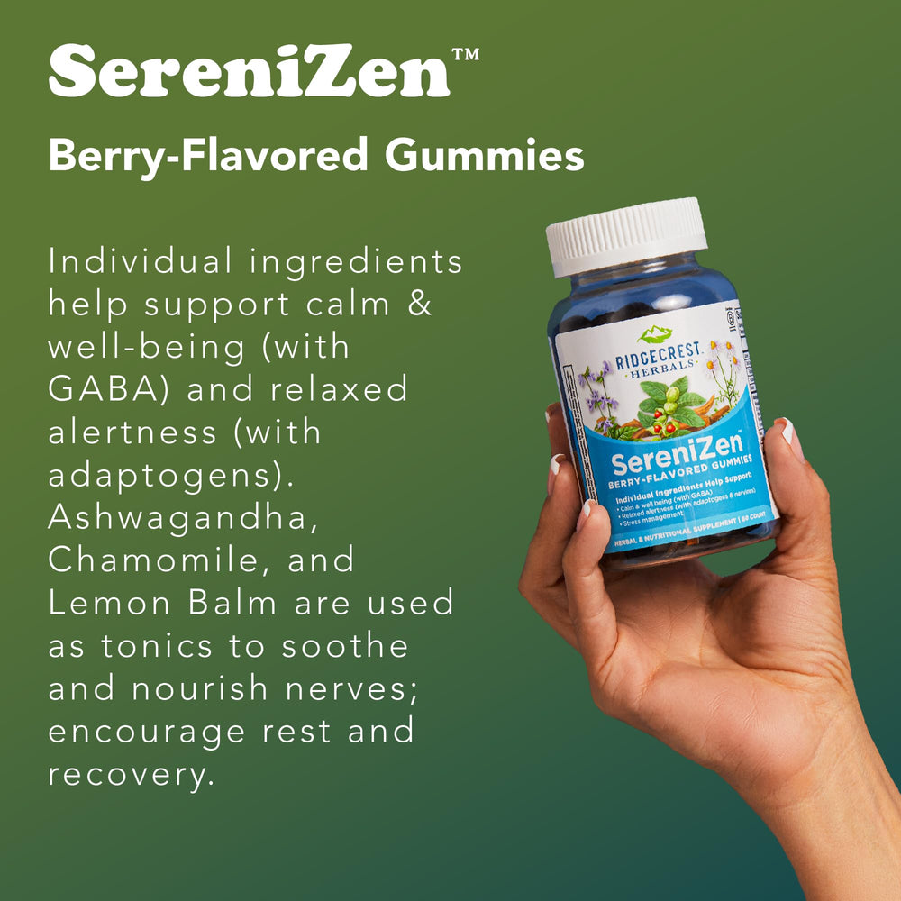 Calm and relaxed mood support from SereniZen Gummies
