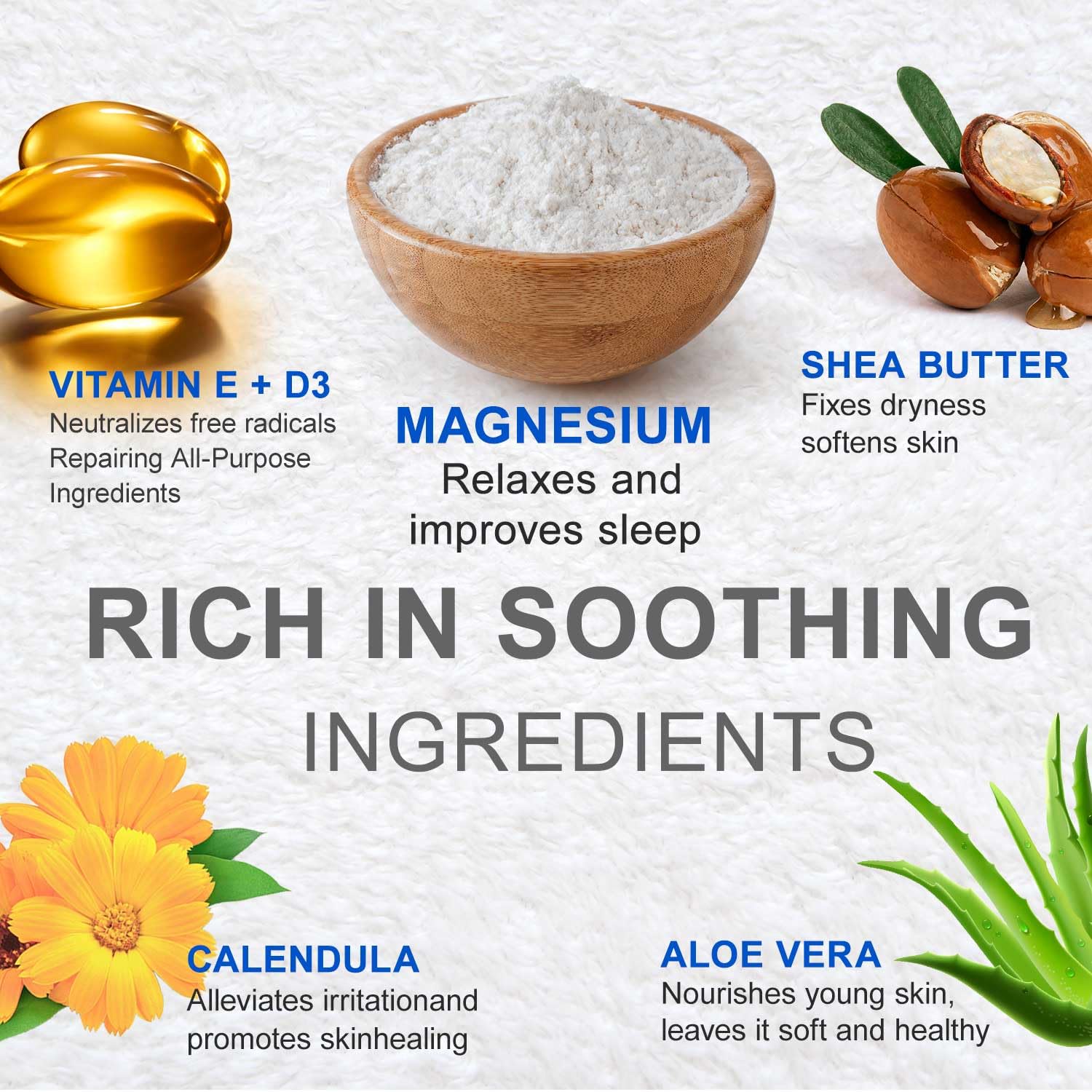 Child-friendly magnesium lotion bottle on bathroom shelf