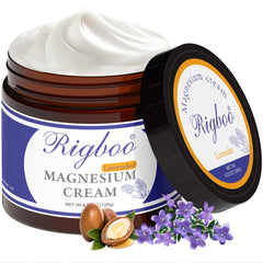 RIGBOO Magnesium Lotion Lavender bottle on white background