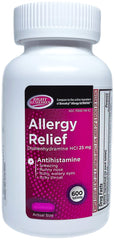 RIGHT REMEDIES allergy-relief-bottle showing multi-symptom relief for sneeze and itch