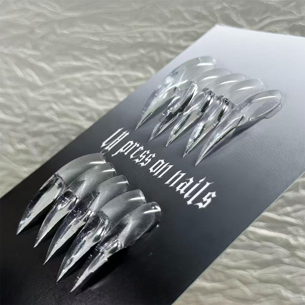 RIICFDD Dragon Claw Nails with transparent base for versatile styling