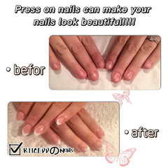 RIICFDD easy-apply press-on nails for quick, at-home glam.