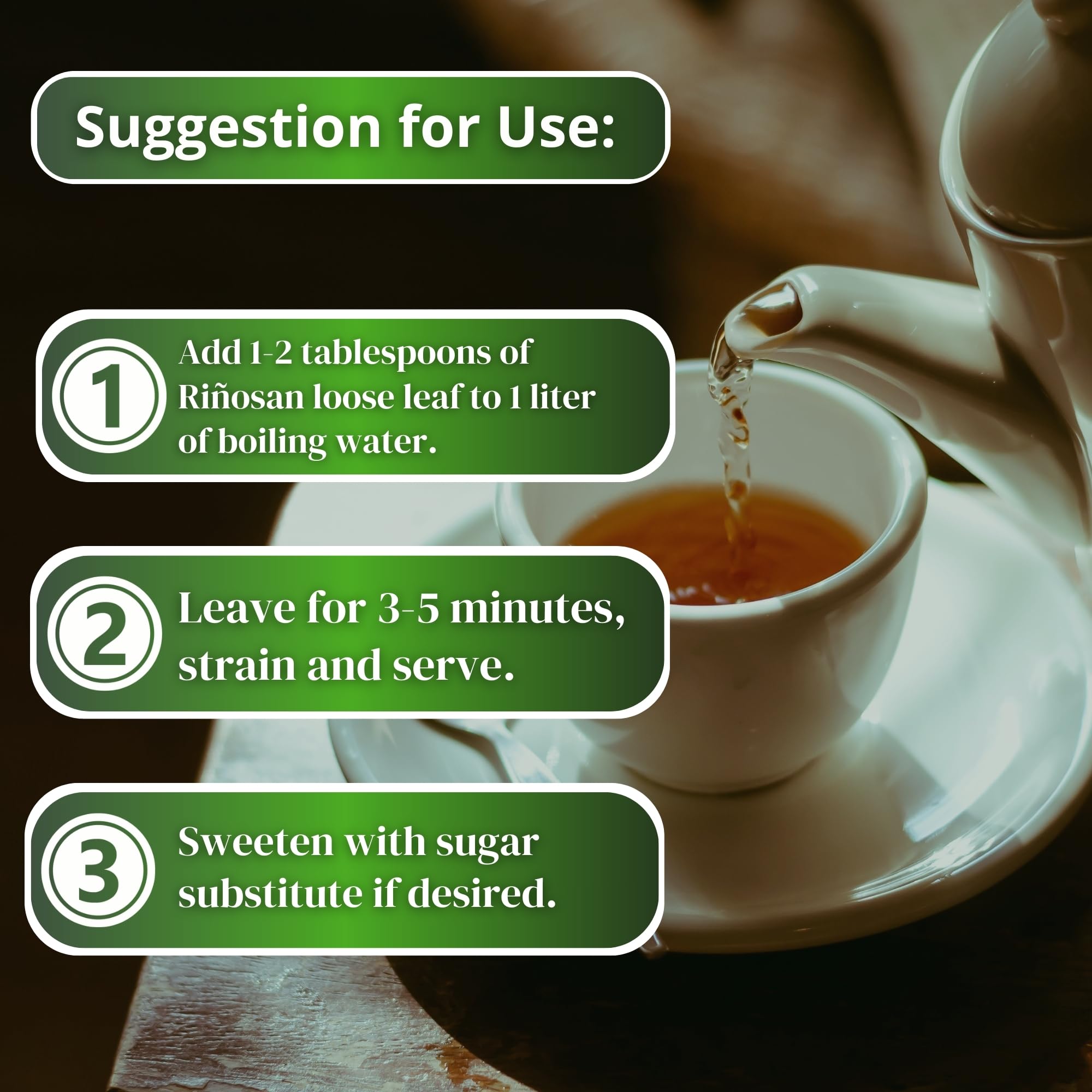 Detox and urinary health support with Riñosan tea
