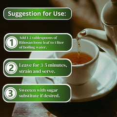 Detox and urinary health support with Riñosan tea