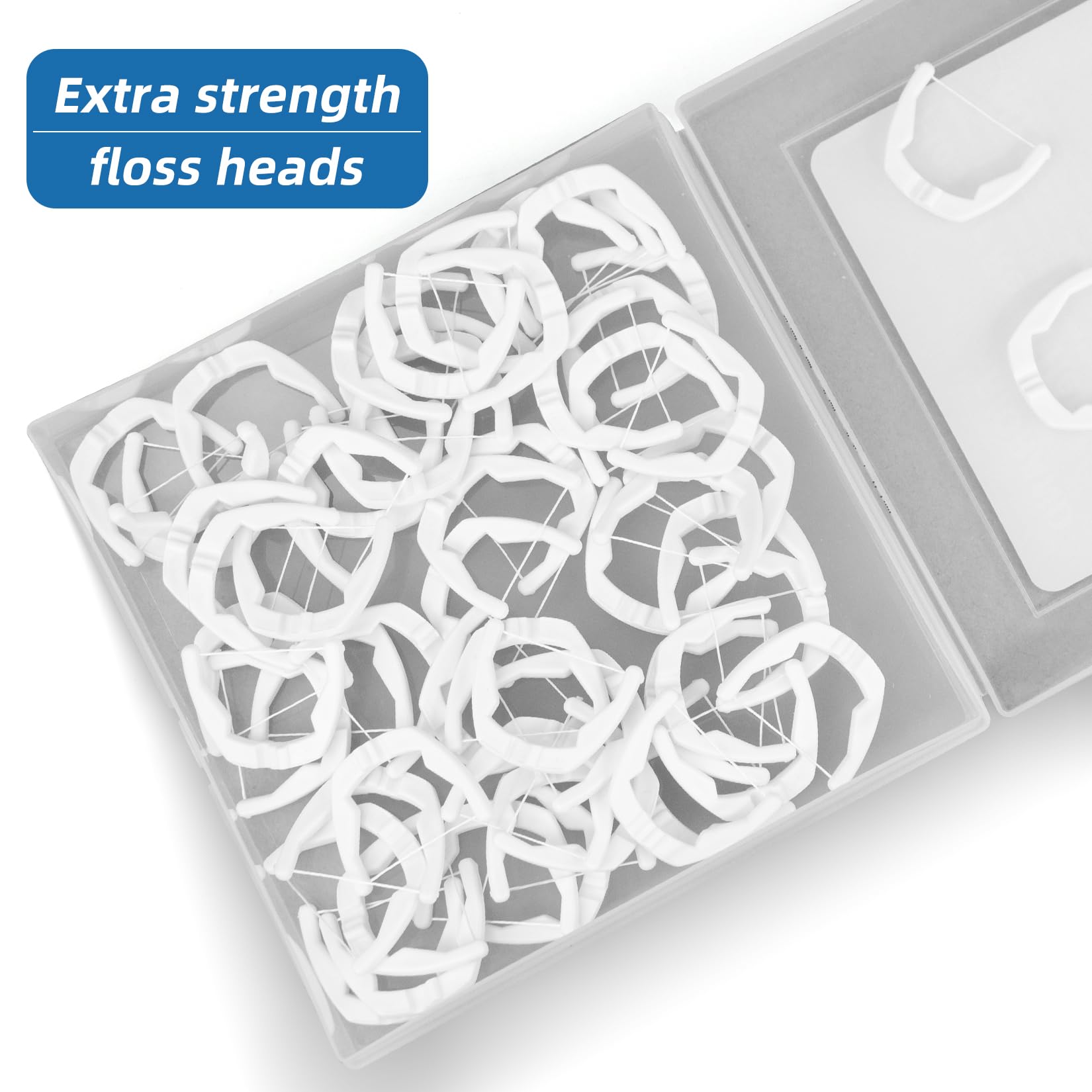 PFAS-free RioRand Ultraclean Access Flosser refill heads in kit of 60