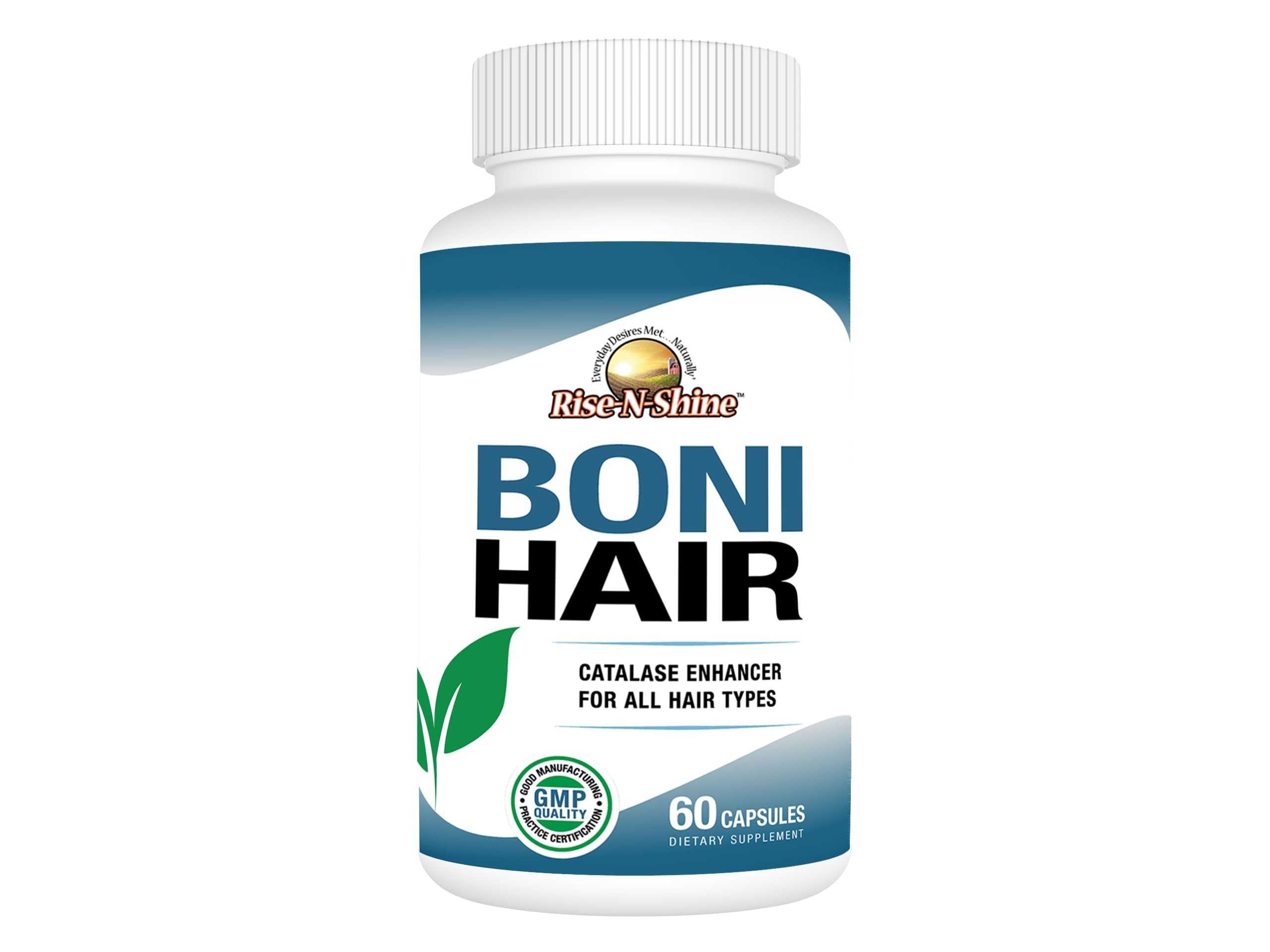 Rise-N-Shine BoniHair Catalase bottle with 60 capsules