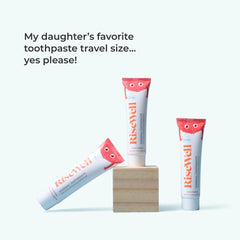 Hydroxyapatite remineralizing toothpaste packaging for kids