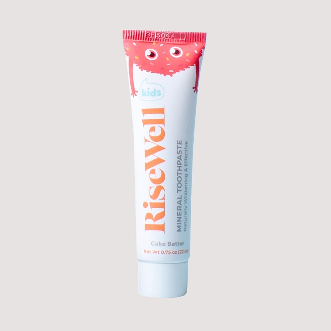 Backpack with RiseWell travel toothpaste kit for kids