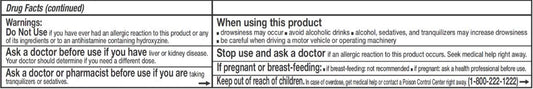 Rising Cetirizine 10mg packaging shows convenient, ready-to-use relief on the go.