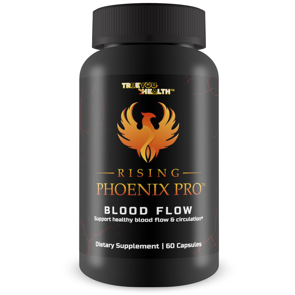 Front view of Rising Phoenix Pro bottle
