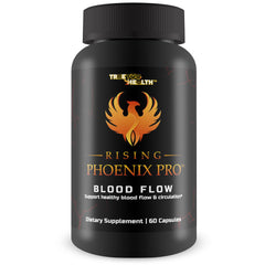 Front view of Rising Phoenix Pro bottle