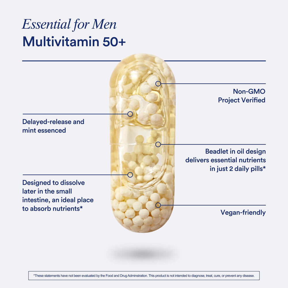 Ritual multivitamin for men 50+ vitamin D3 from lichen source