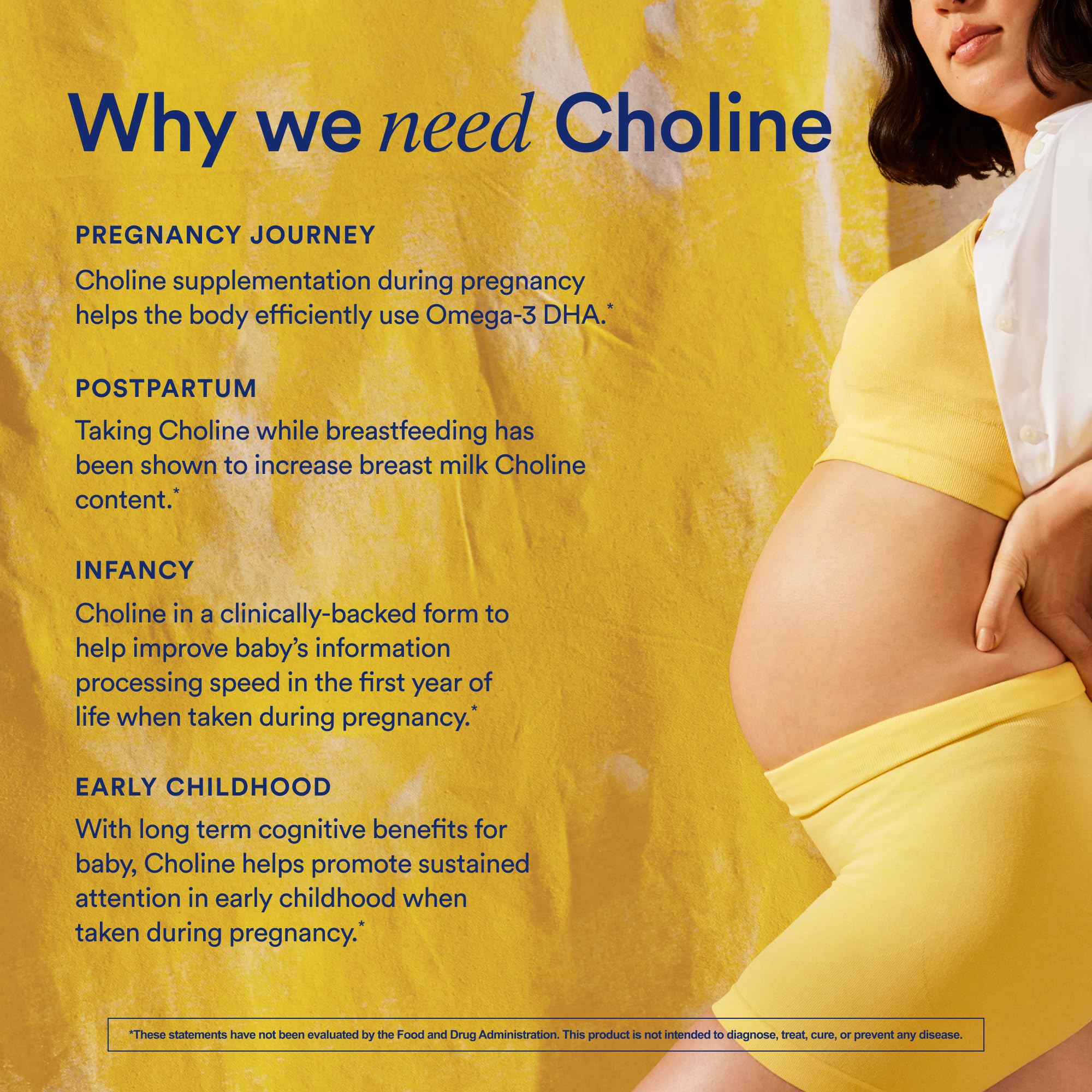 Vegan, allergen-free Natal Choline capsules