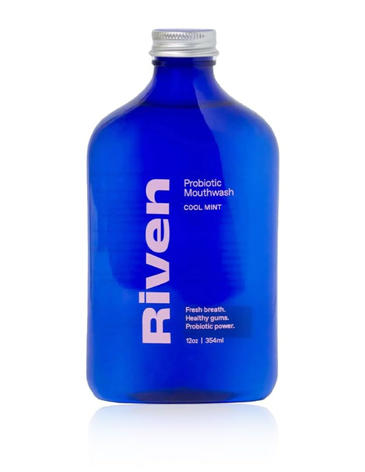 Riven Probiotic Mouthwash bottle – front view