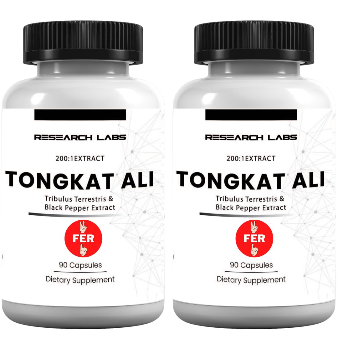 Research Labs Tongkat Ali 200x Strength capsules bottle