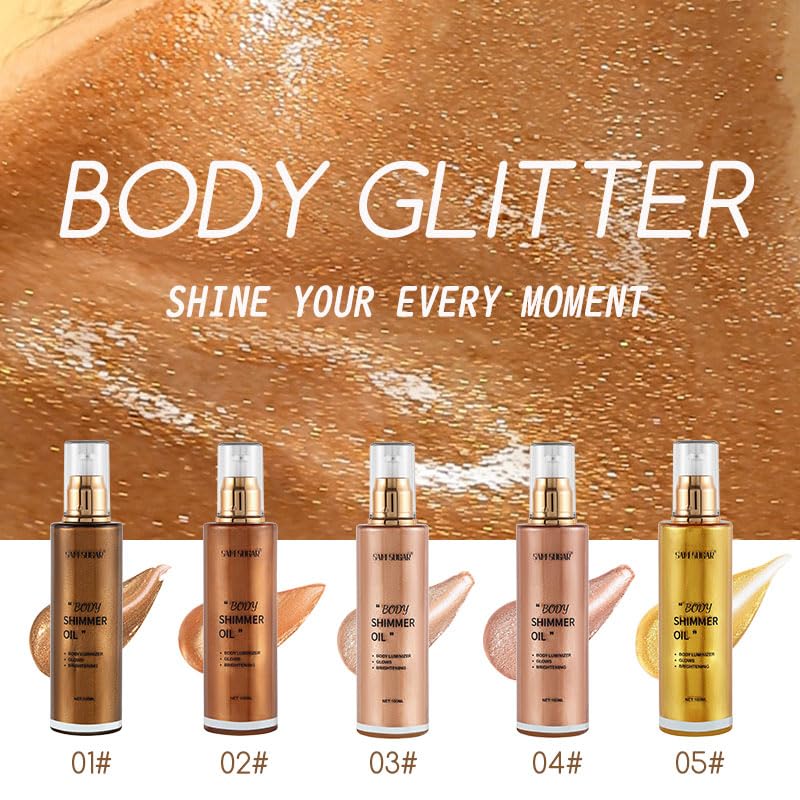 RMYHIG Shimmer Body Oil gift-ready packaging showcased for celebrations
