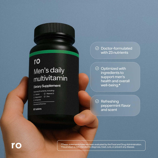 Front packaging view of Ro Daily Multivitamin for Men