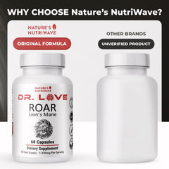 Product packaging with third-party lab testing badge and USA-made label