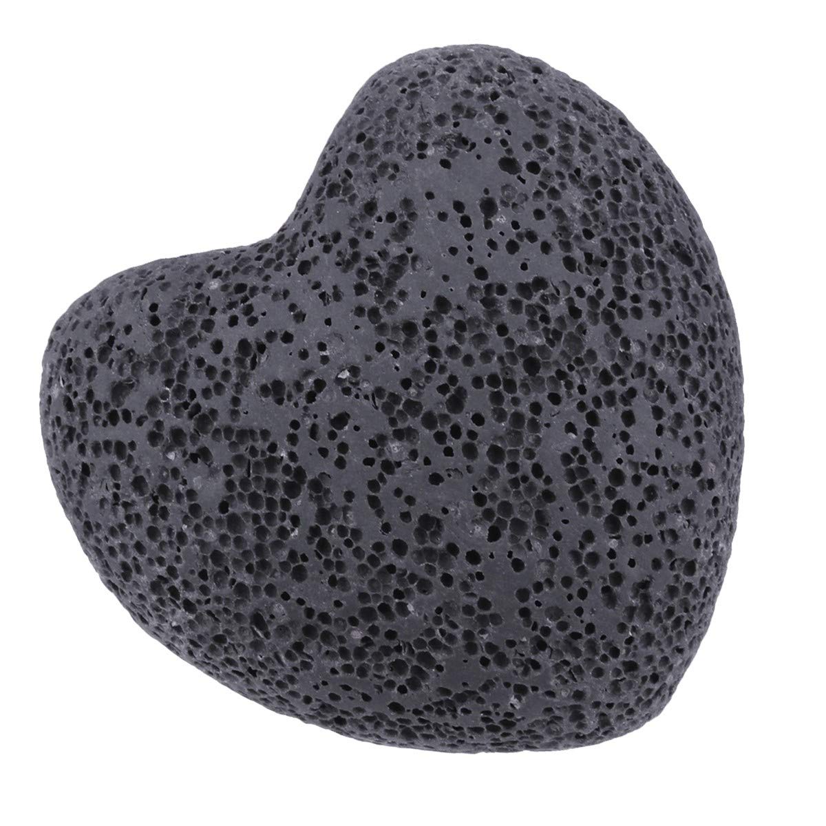 Heart-shaped lava stones in gift-ready packaging