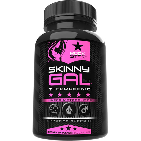 Bottle of Rockstar Skinny Gal Thermogenic Fat Burner