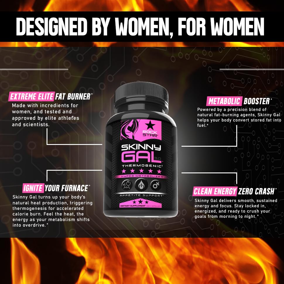 Keto-friendly Rockstar Skinny Gal Thermogenic Fat Burner