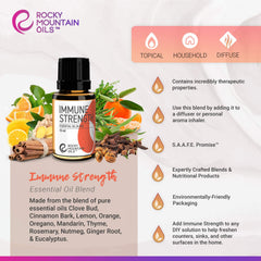 Calm and uplifted mood with Immune Strength aroma