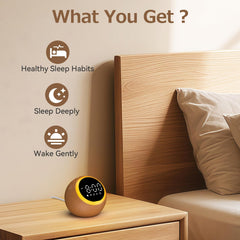 Rohent alarm clocks soft-sounds timer display: auto-off after your chosen minutes