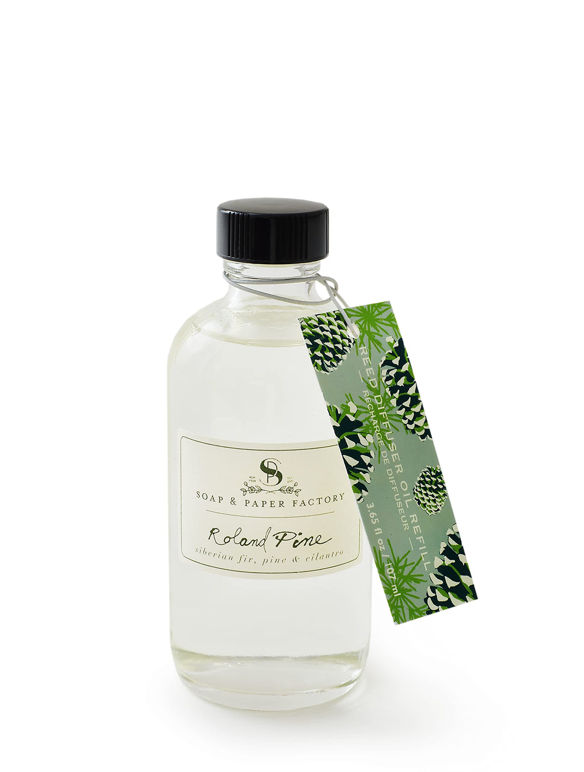 Soap & Paper Factory Roland Pine diffuser refill close-up