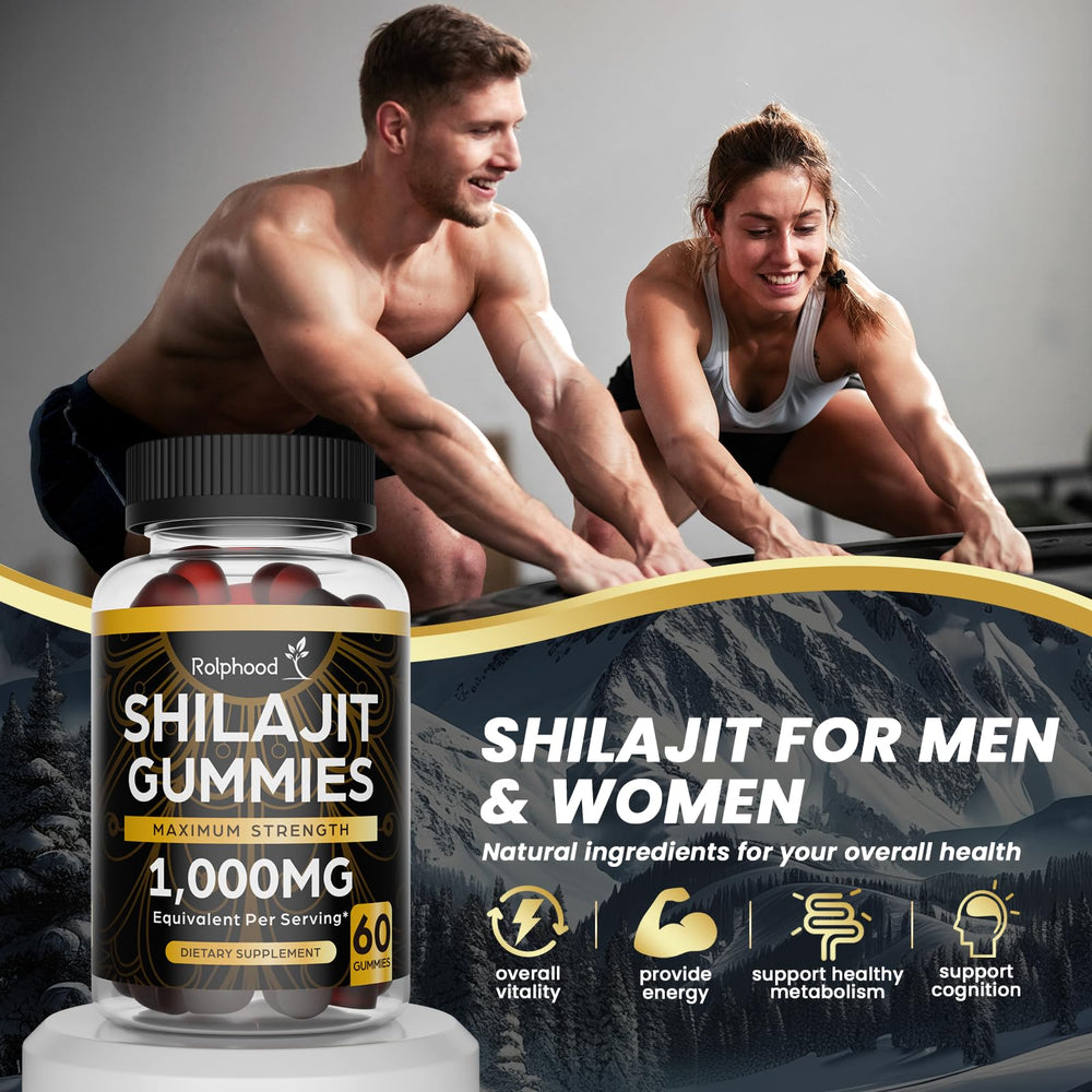Chewable Shilajit gummies for men and women