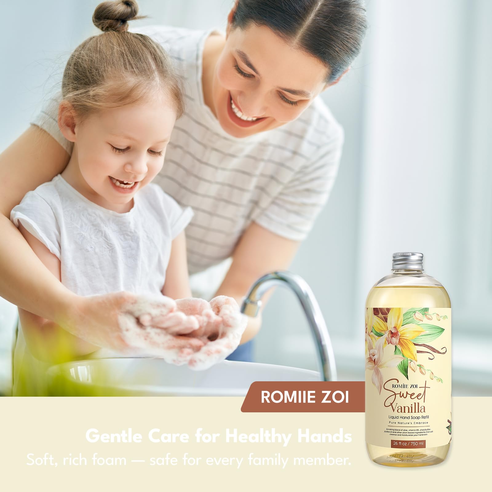 ROMIIE ZOI 750 ml refill bottle with generous capacity for extended use