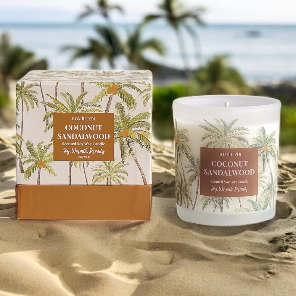 Candle burning with warm glow in a cozy room