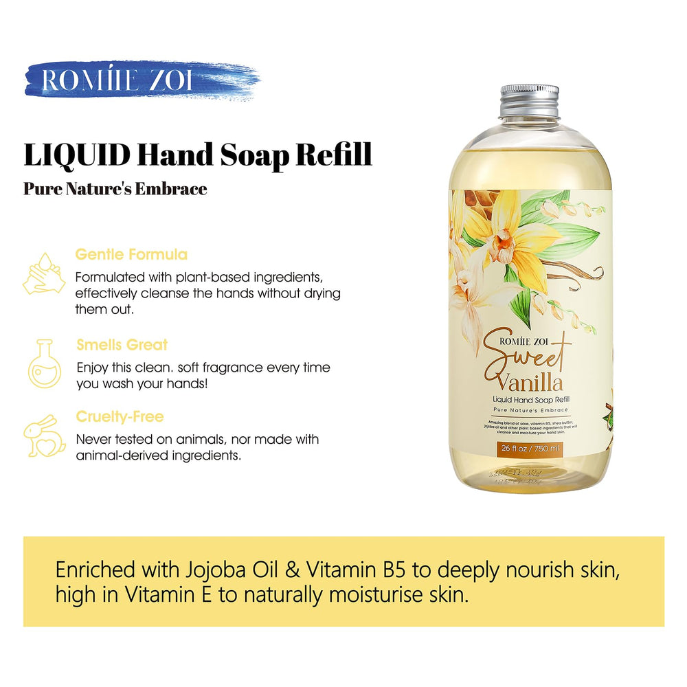 ROMIIE ZOI refill pour showing easy filling and value