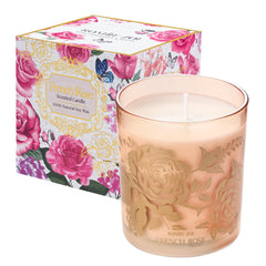 ROMIIE ZOI French Rose Scented Candle 6oz jar - front view