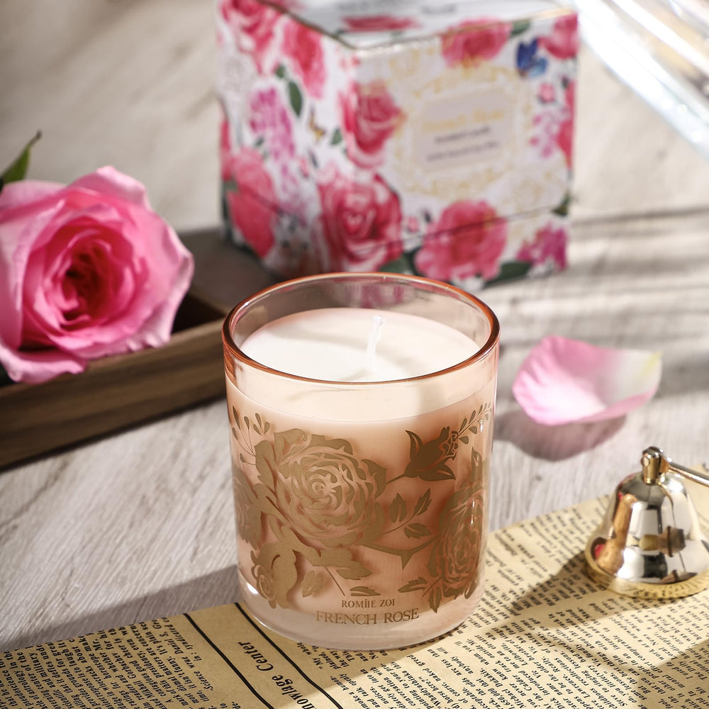 Keepsake gift box packaging for ROMIIE ZOI candle