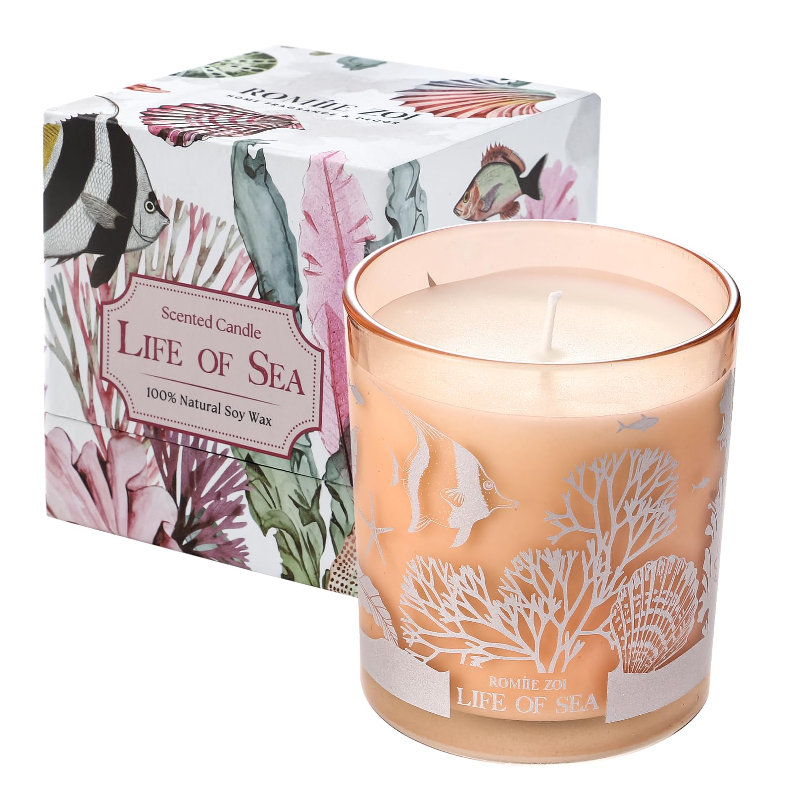 ROMIIE ZOI Life of Sea 6oz candle front view (170g)