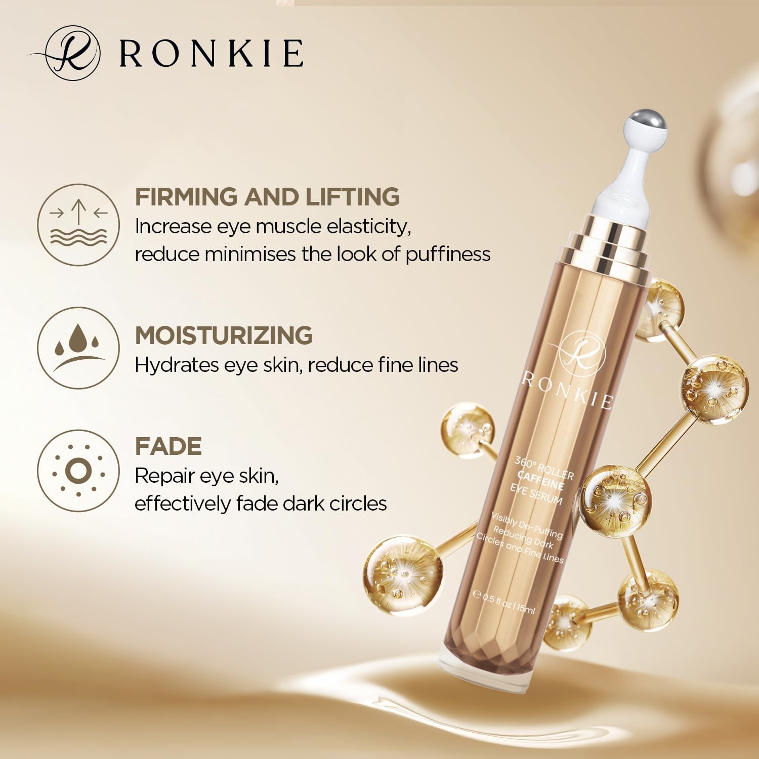 RONKIE eye cream fits into a daily routine for eye hydration.