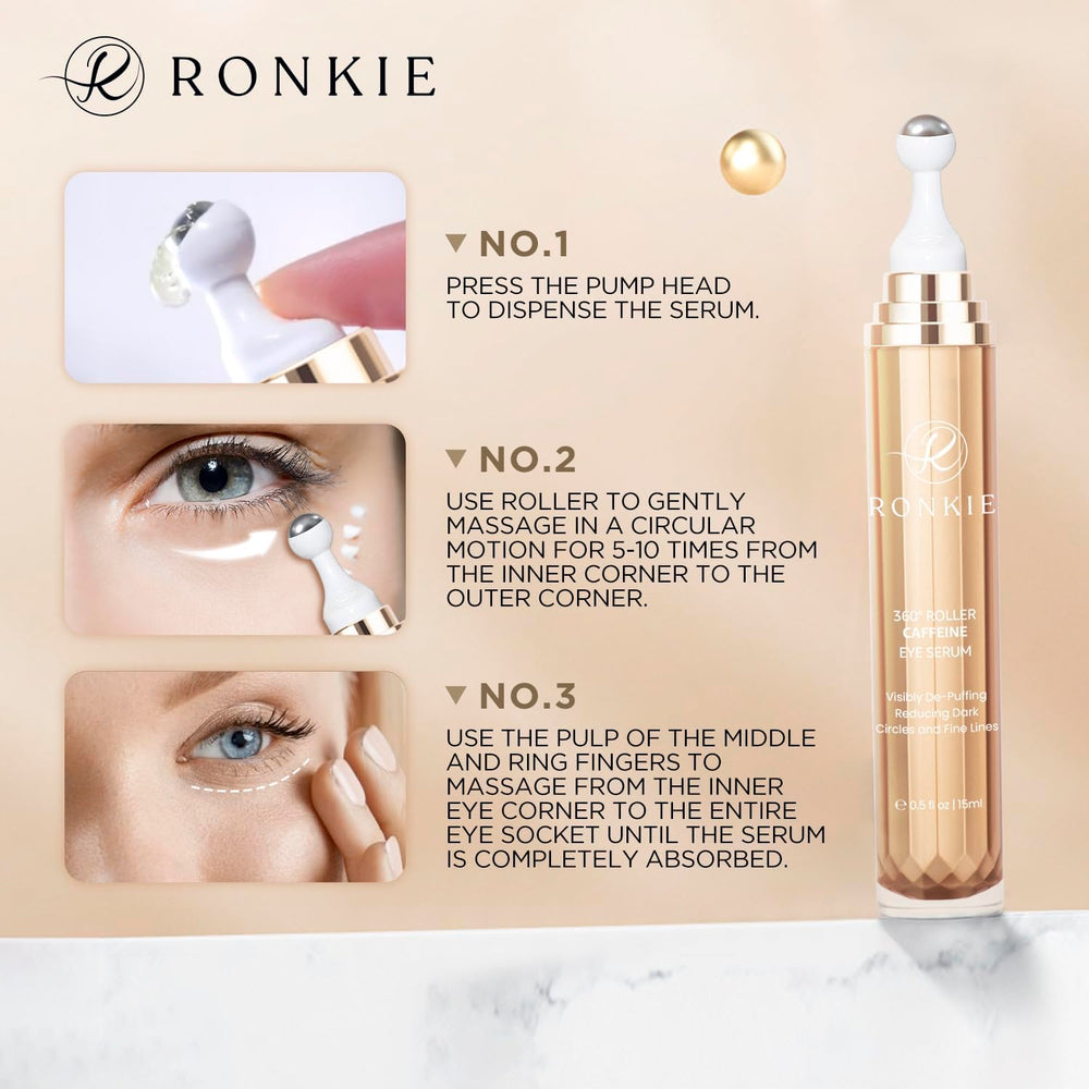 RONKIE eye cream with long-lasting hydration and renewed brightness.