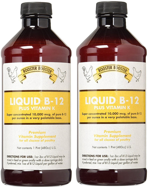 Rooster Booster B-12 Liquid 16-Oz bottle - 2-Pack