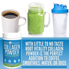 Collagen powder used as a coffee creamer