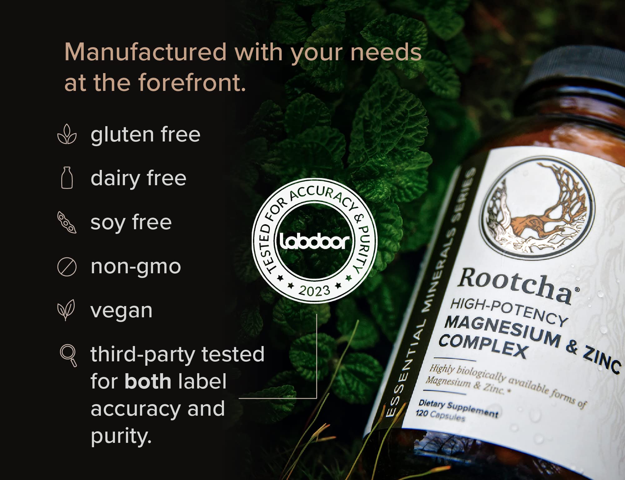 Athlete recovery scene with magnesium and zinc supplement