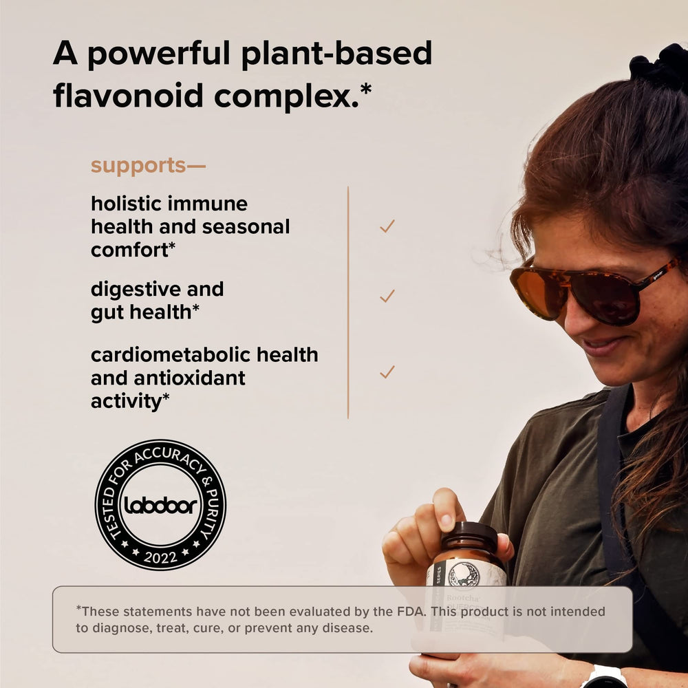 Quercetin with Bromelain capsules arranged on white surface