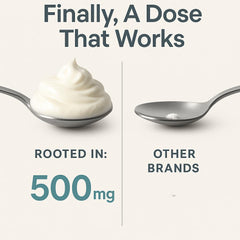 Rooted In Magnesium Cream label detail highlighting US-made formula.