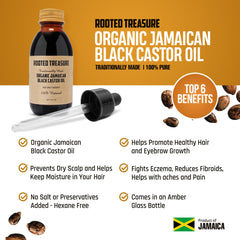 Eco-friendly PET bottle packaging for Rooted Treasure JBCO