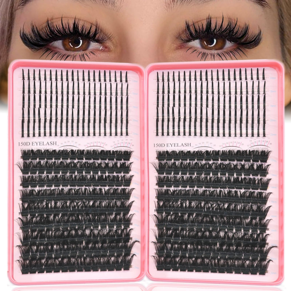 Rootoo lash clusters with spikes for natural-looking volume and daily wear.