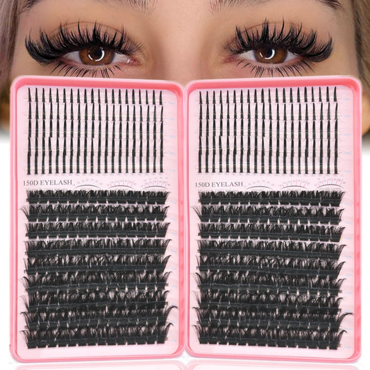 Rootoo lash clusters with spikes for natural-looking volume and daily wear.