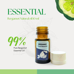 Diffuser scene with Roots & Above bergamot oil for fresh citrus aroma