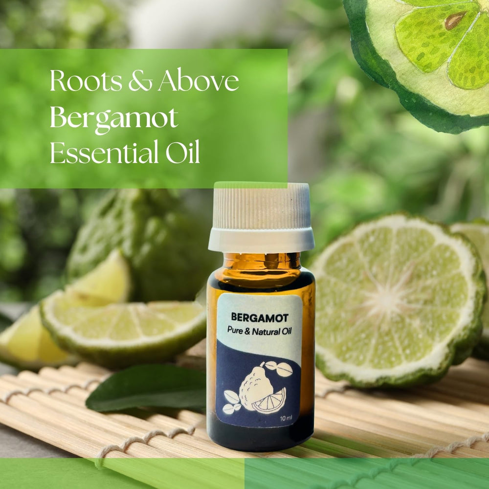 Massage session using Roots & Above bergamot essential oil for uplifting scent