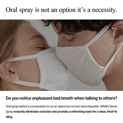 Compact oral care spray bottles suitable for travel